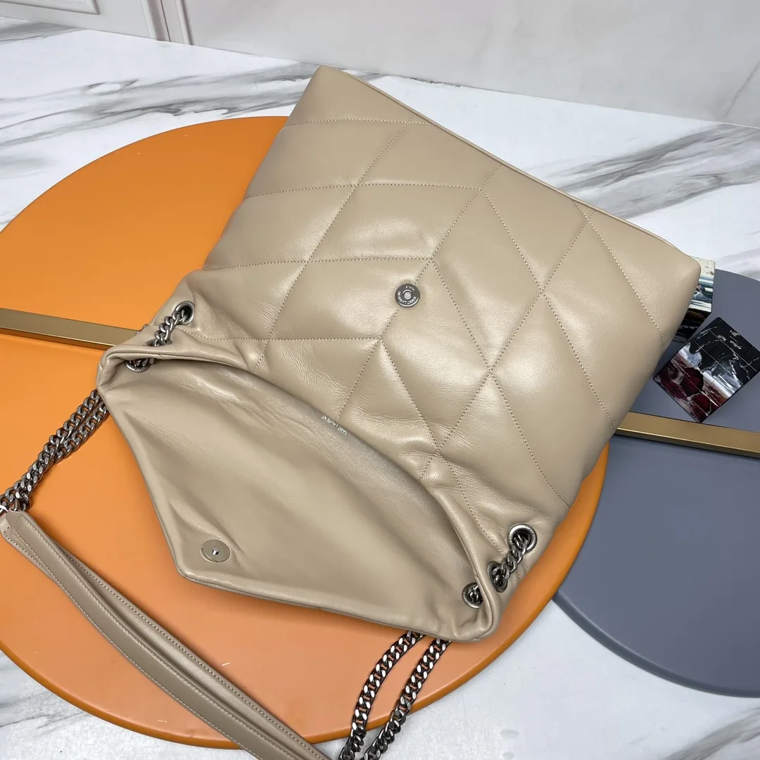 Saint Laurent Beige Loulou Quilted Leather Shoulder Bag product photo from LabelPicks