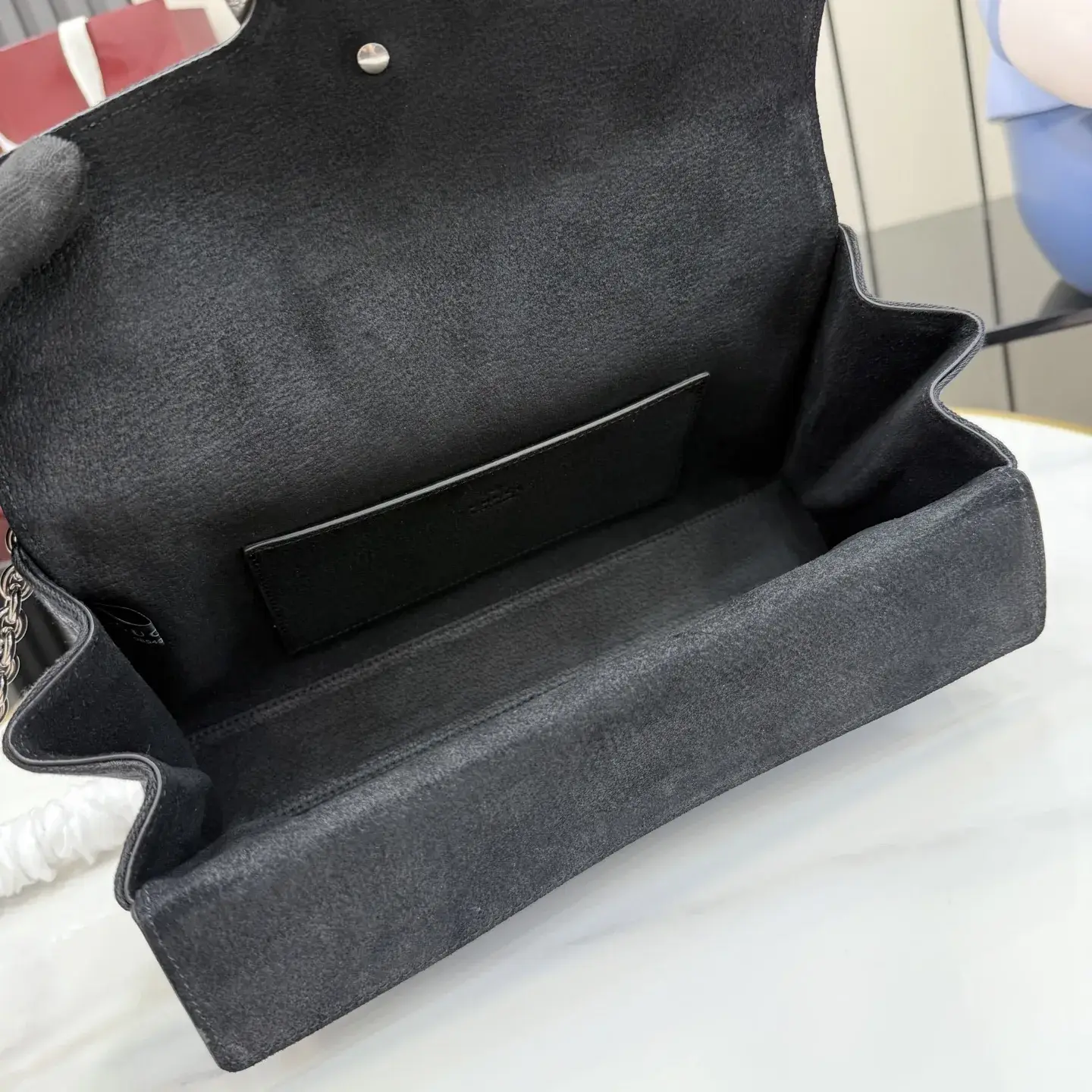 Gucci Black Dionysus Suede Leather Shoulder Bag product photo from LabelPicks