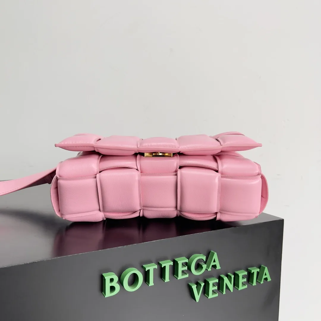 Bottega Veneta Green Cassette Intrecciato Woven Leather Shoulder Bag product photo from LabelPicks
