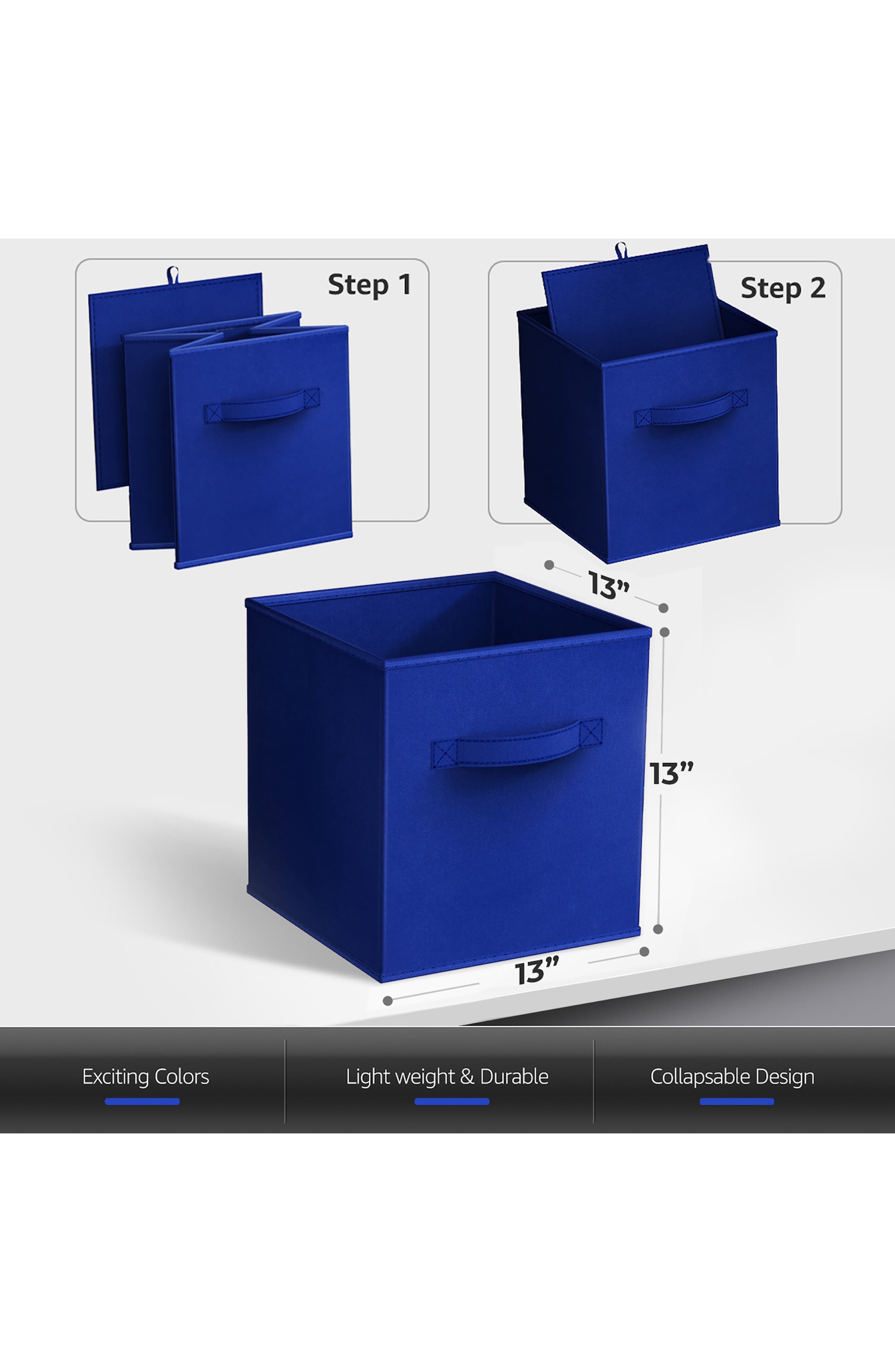 SORBUS 12-Pack Collapsible Storage Cube