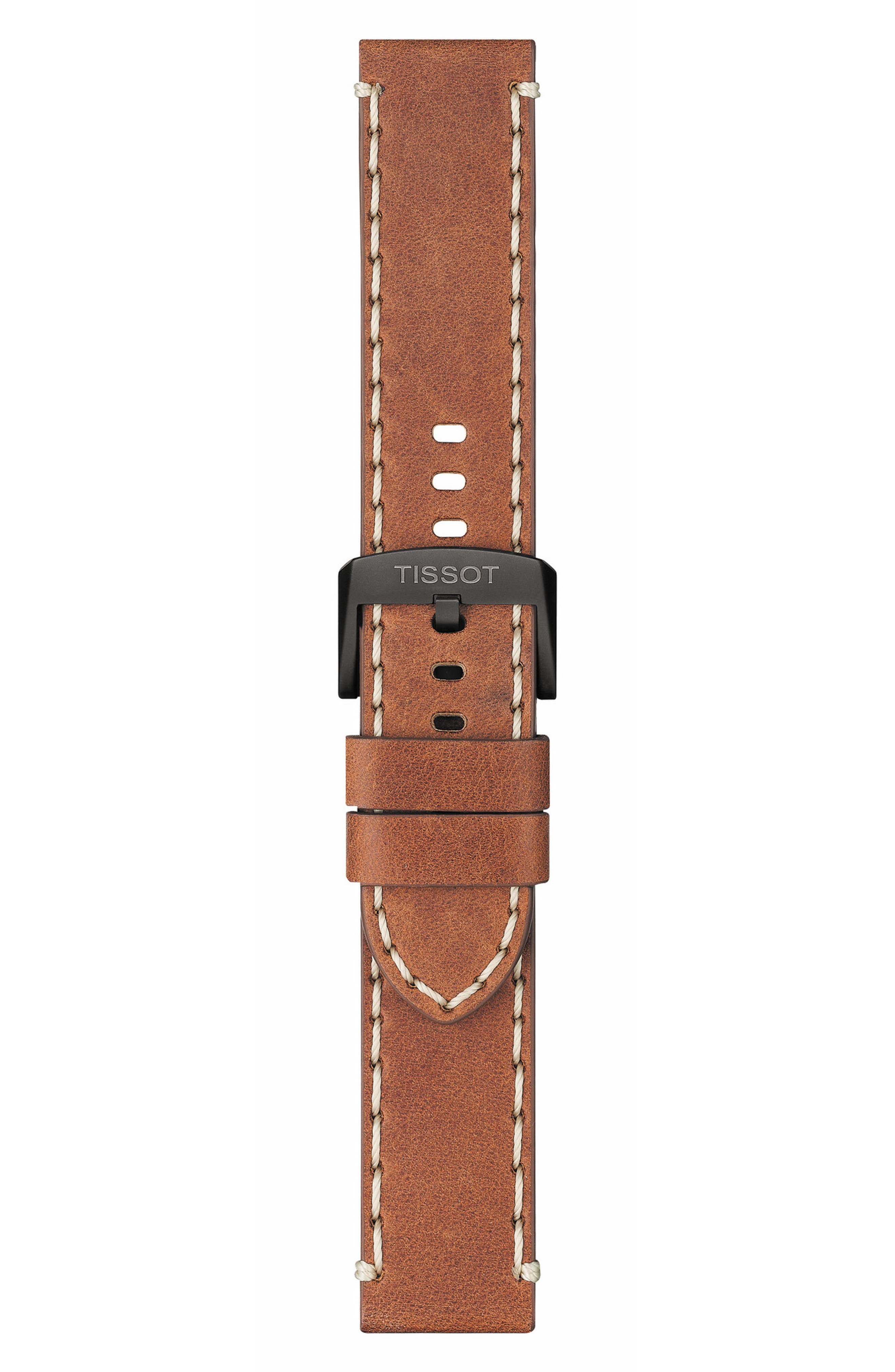Tissot Seastar Leather Strap Chronograph Diving Watch, 45.5mm