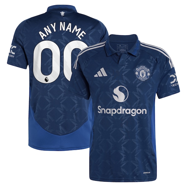 Manchester United adidas 2024/25 Away Replica Custom Jersey - Navy