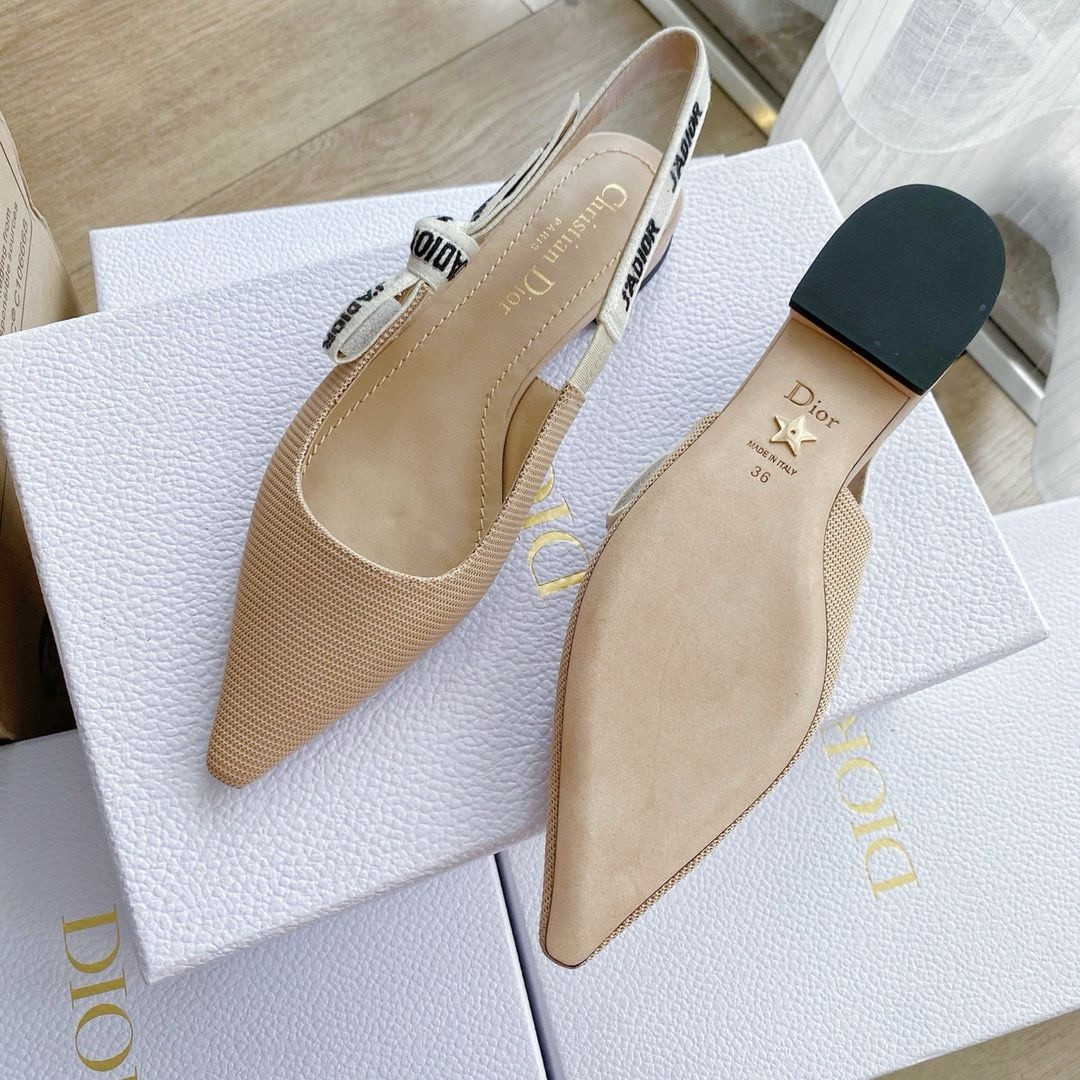 ua D*or j’aD*or slingback flat