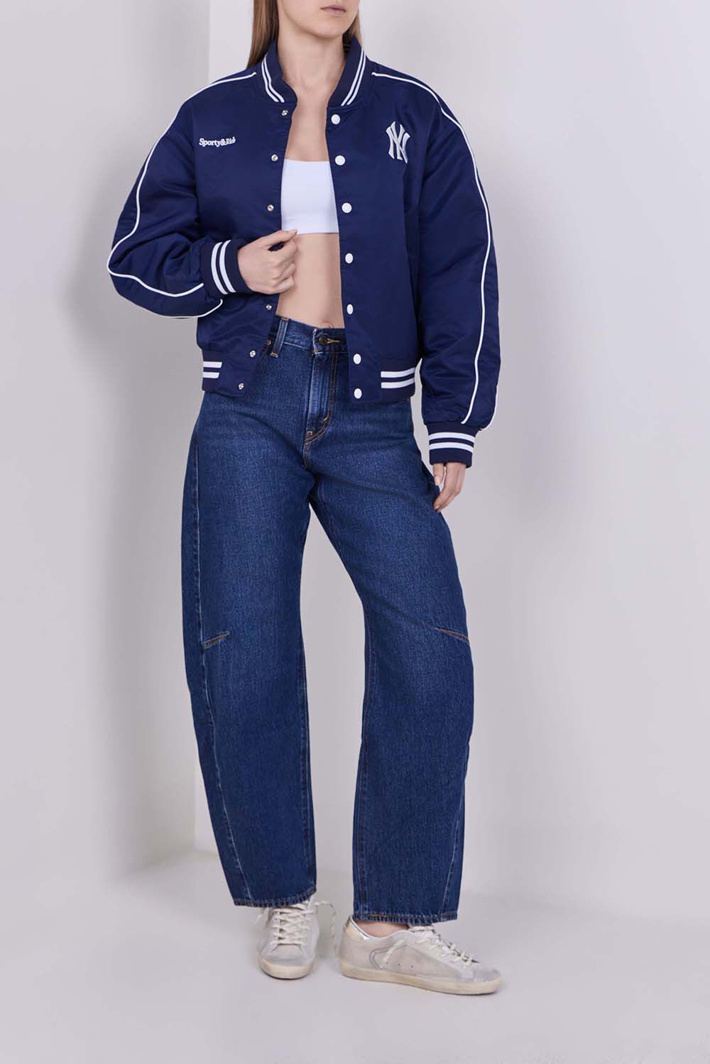SPORTY & RICH מעיל בייסבול