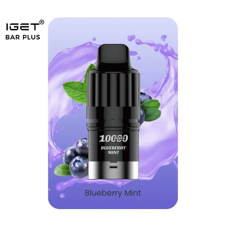 IGET BAR PLUS S3 POD 10000 Puffs - Blueberry Mint