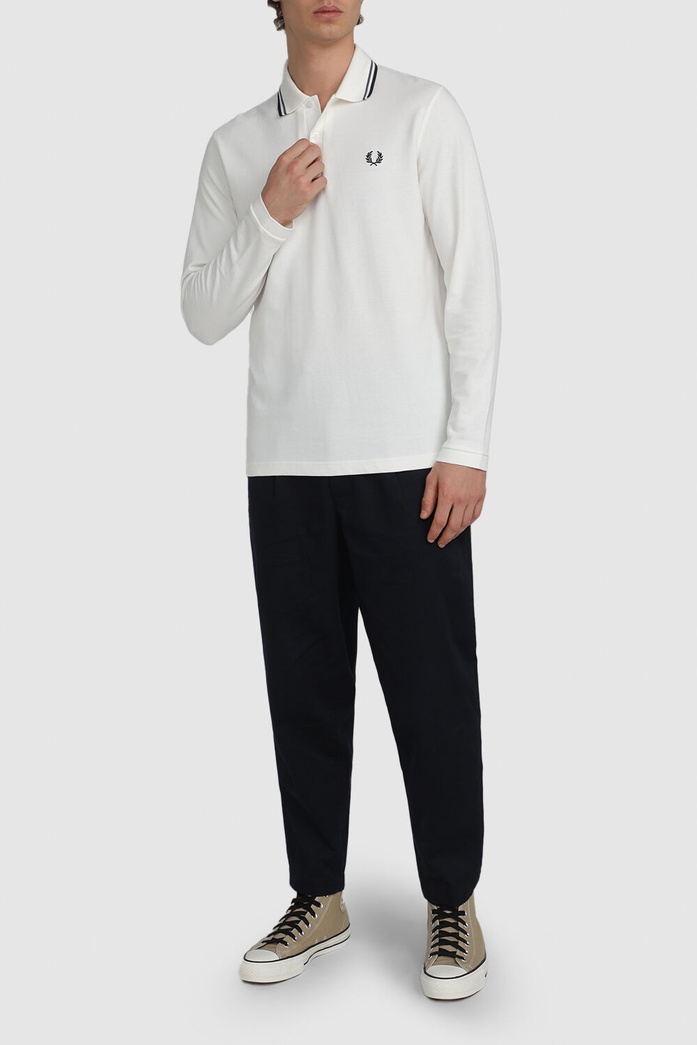FRED PERRY חולצת פולו ארוכה