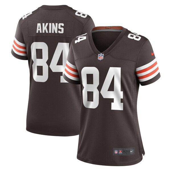 Jordan Akins Cleveland Browns Nike Women's Team Game Jersey -  Brown