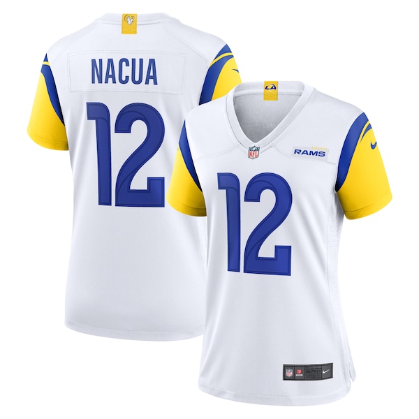 Puka Nacua Los Angeles Rams Nike Women's Game Player Jersey - White