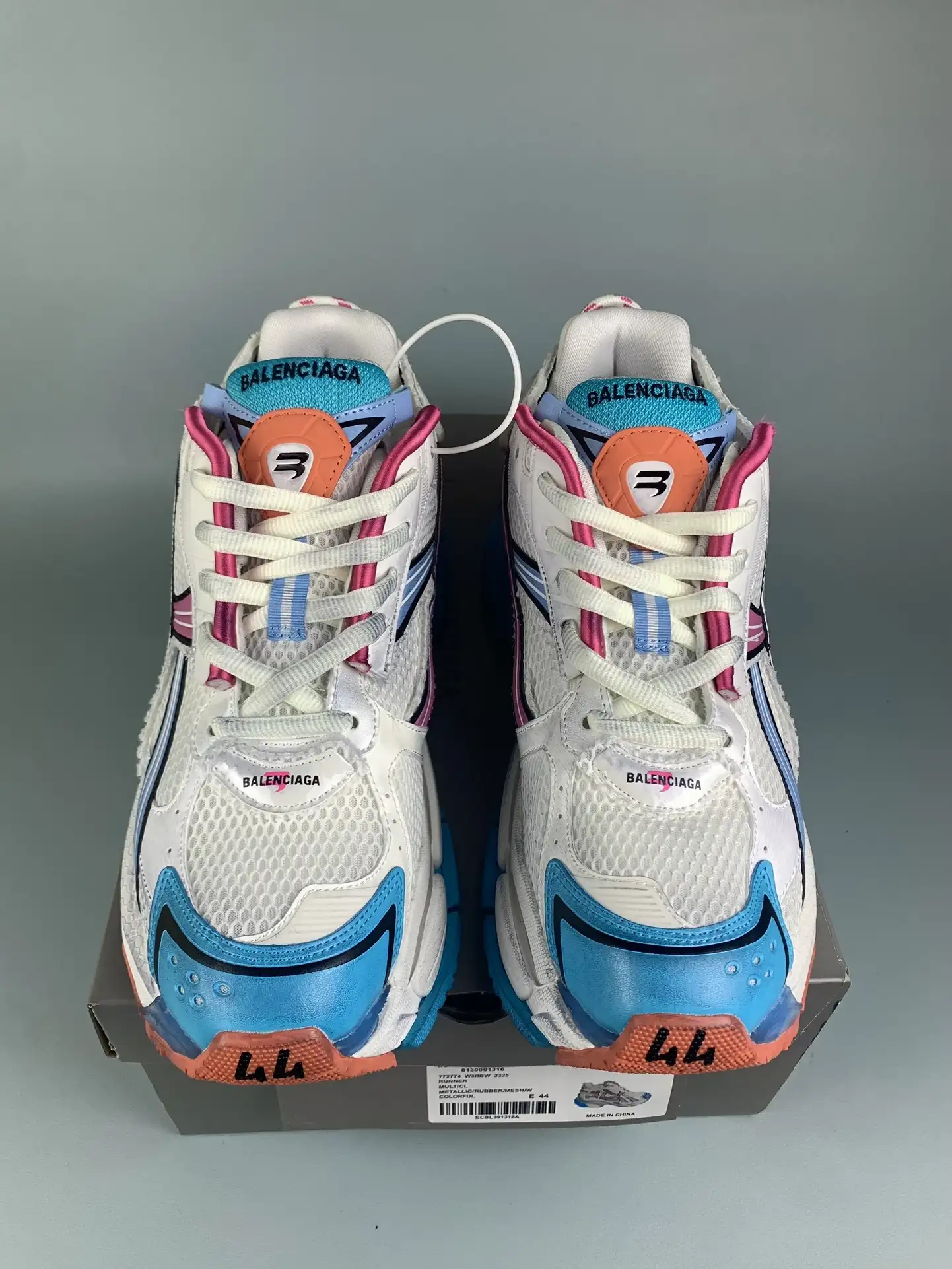 Runner Sneaker in White/Yellow/Pink/Blue product photo from LabelPicks