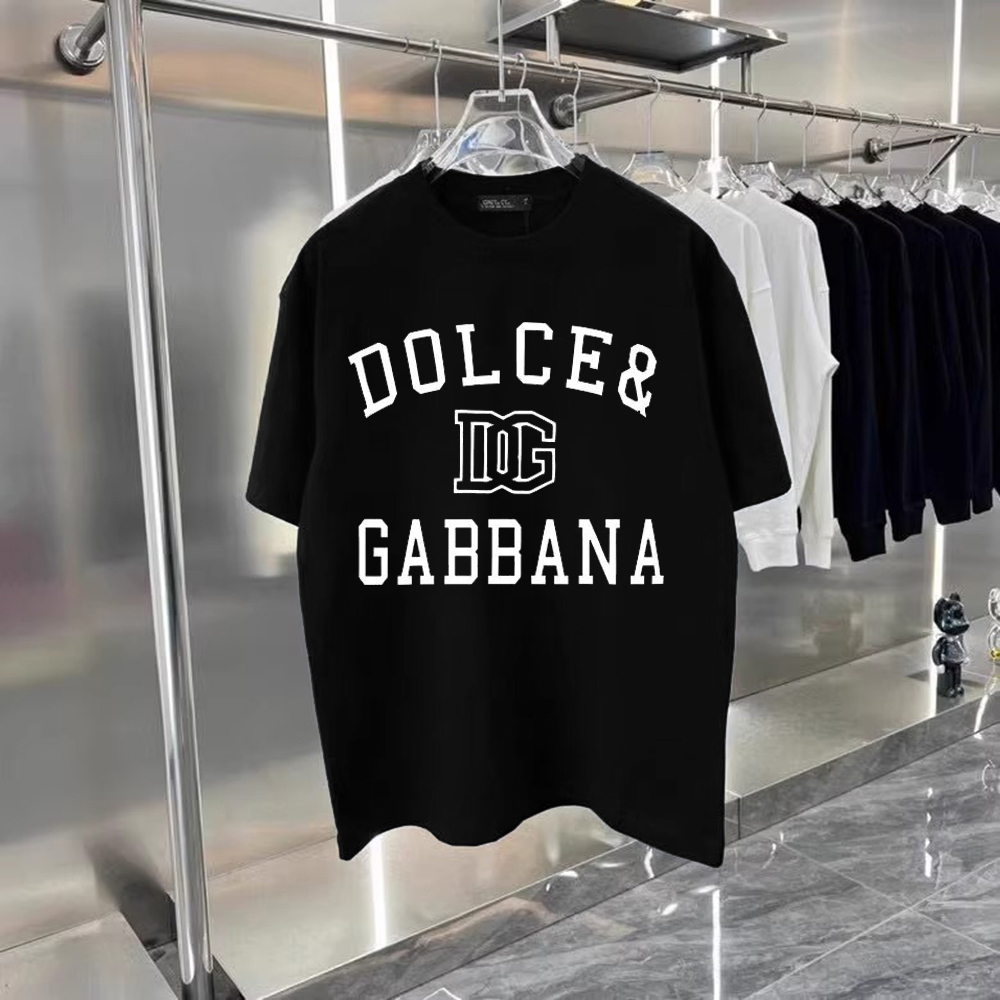 Casual Letter Print Round Neck T-Shirt