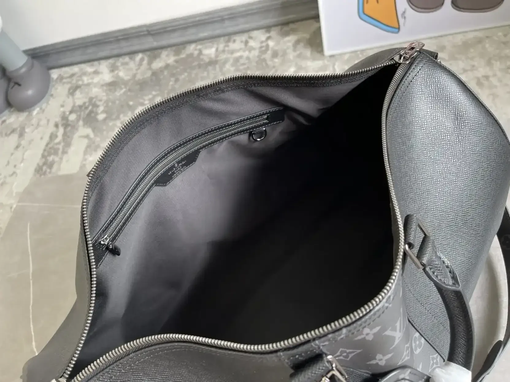 Louis Vuitton Black Keepall Tote Bag product photo from LabelPicks