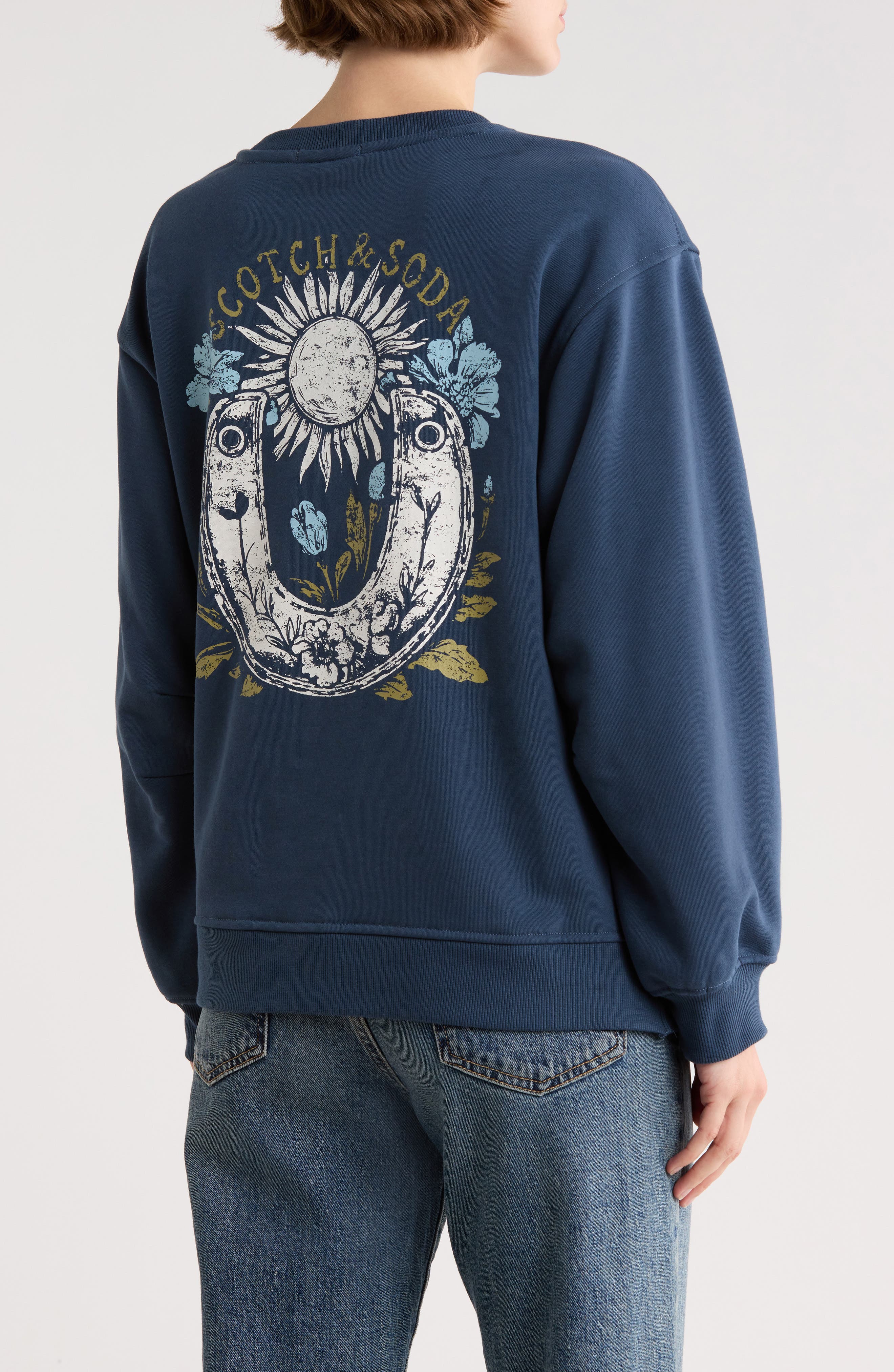 Scotch & Soda Oversize Side Vent Sweatshirt