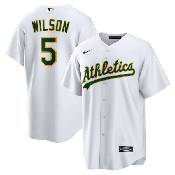 Jacob Wilson Athletics Nike  Youth Home Replica Jersey - White