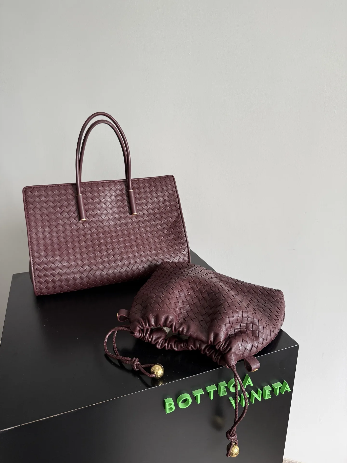 Bottega Veneta Dustbag Intrecciato Woven Leather Tote Bag product photo from LabelPicks