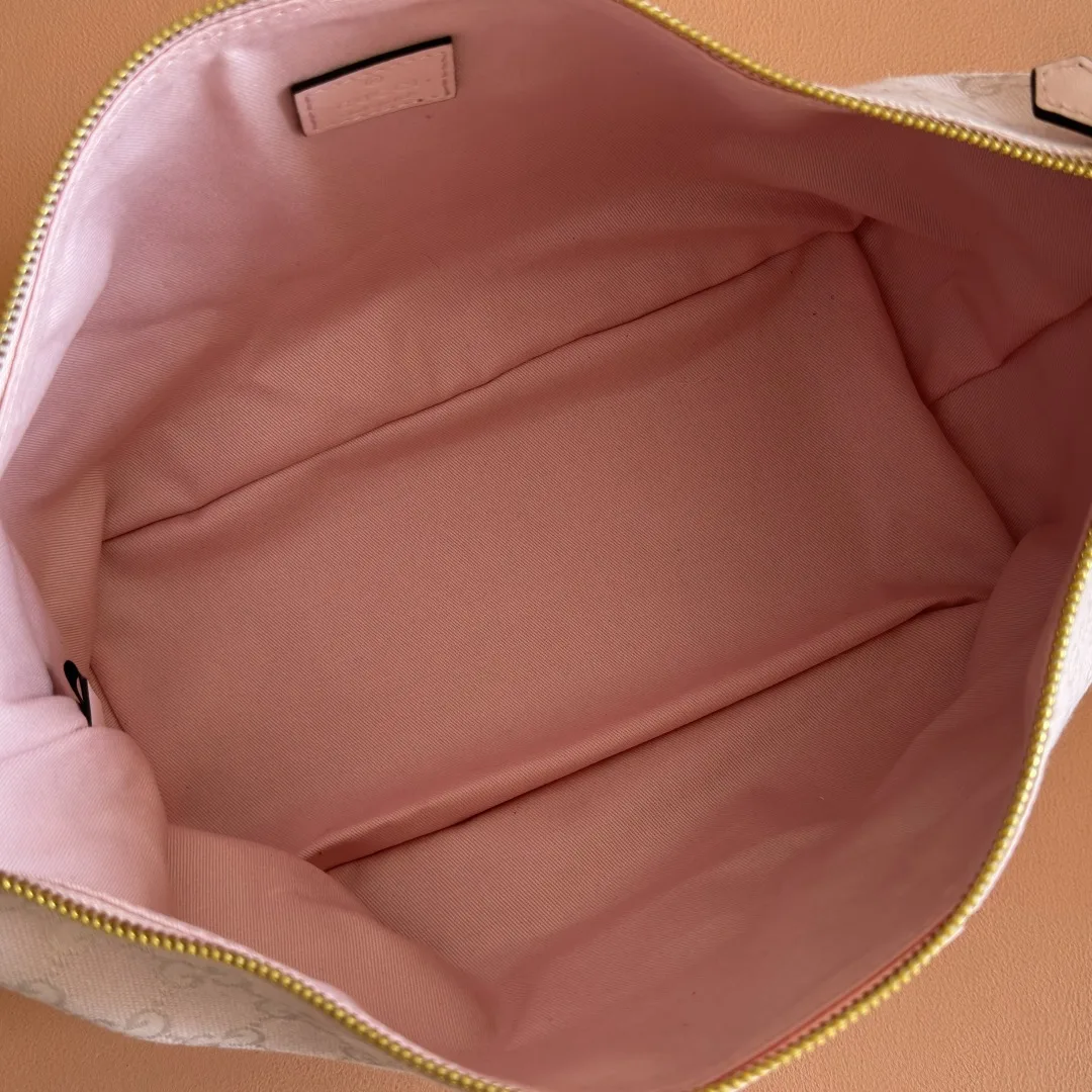 Gucci Pink GG Supreme Canvas Shoulder Bag product photo from LabelPicks