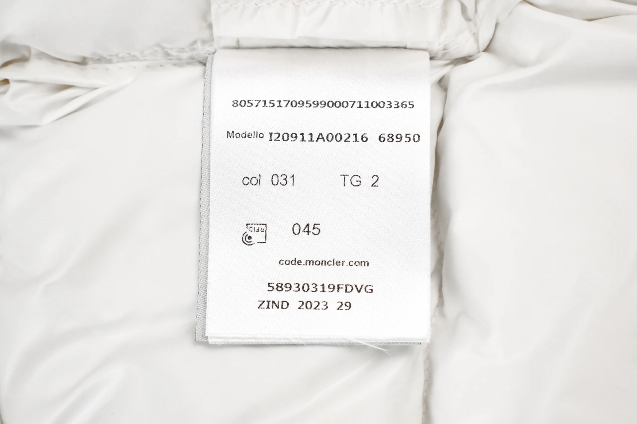 Moncler White Glossy Ski Down Vest product photo from LabelPicks