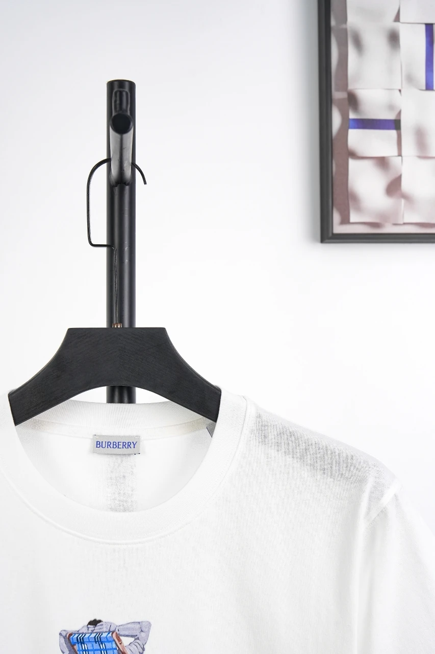 Burberry White Beach Graphic T-Shirt product photo from LabelPicks