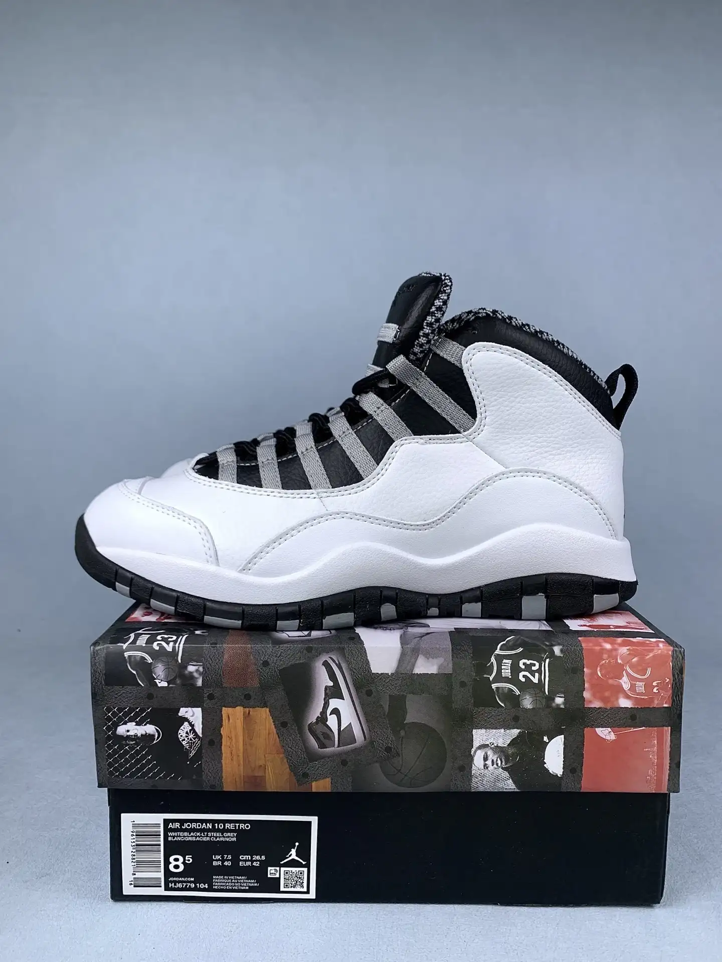 Air Jordan 10 “Light Steel Grey” Shoes product photo from LabelPicks