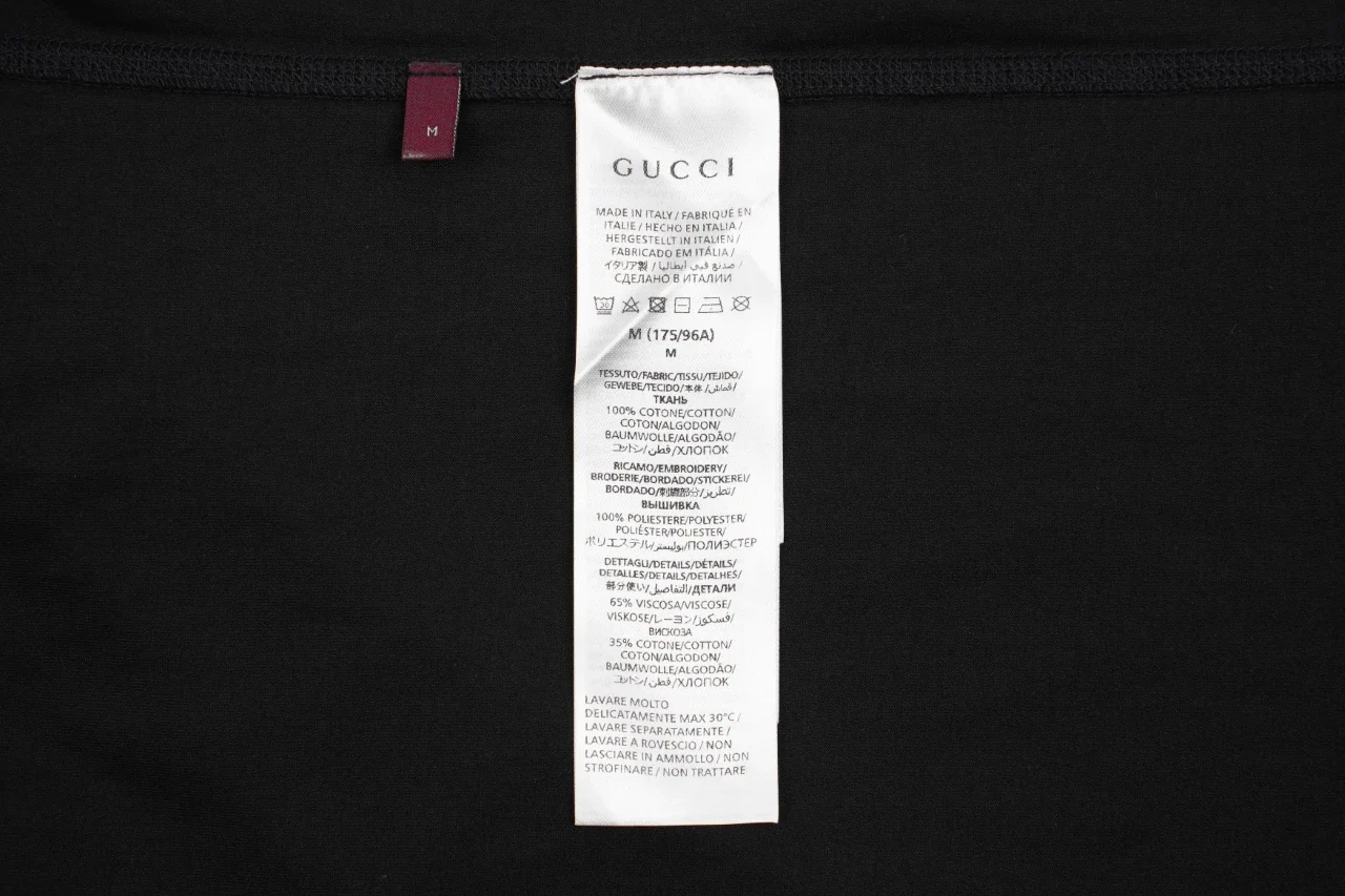 GUCCI Black Red-Label Mini Embroidered T-Shirt product photo from LabelPicks