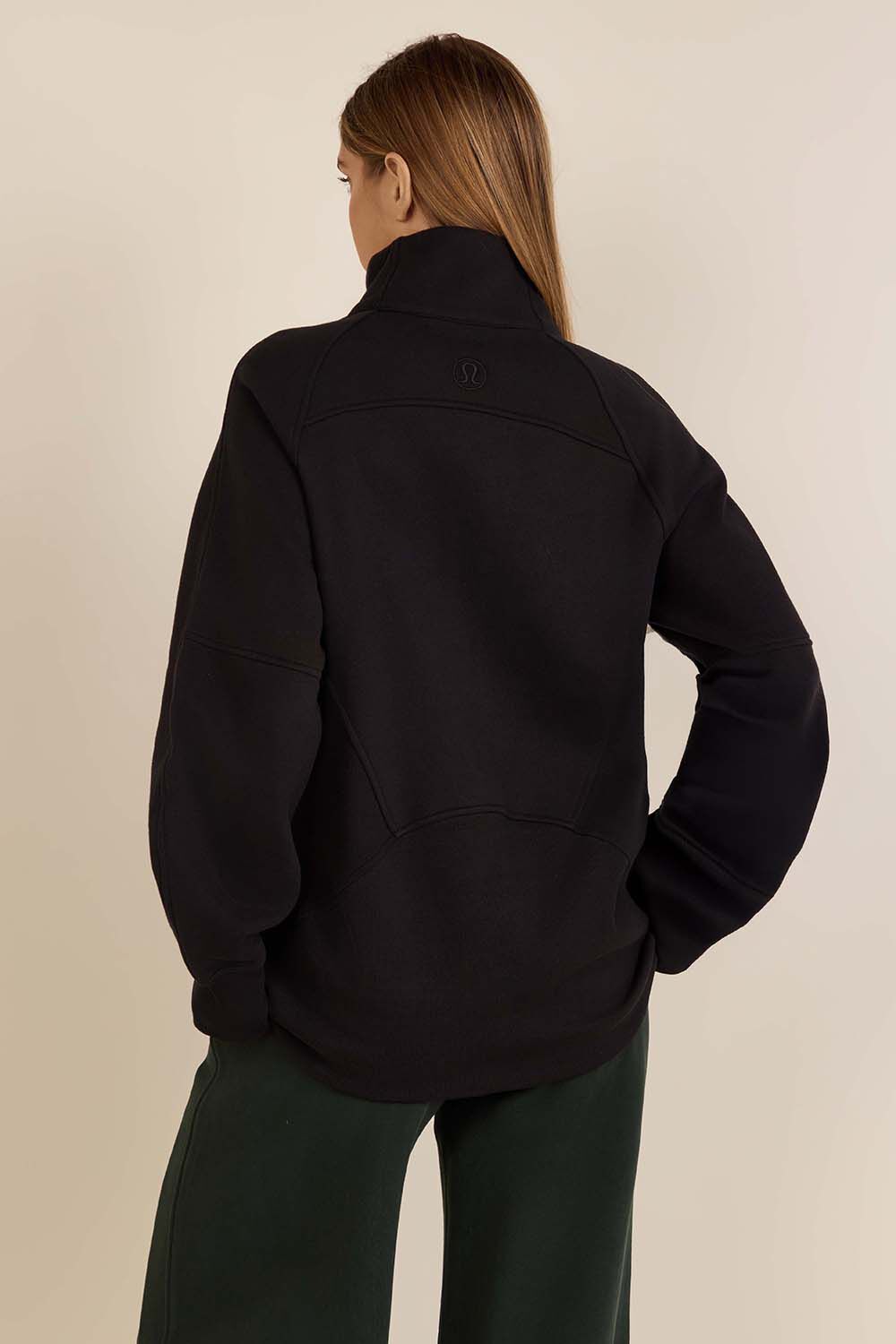LULULEMON Scuba Oversized Funnel-Neck Half Zip