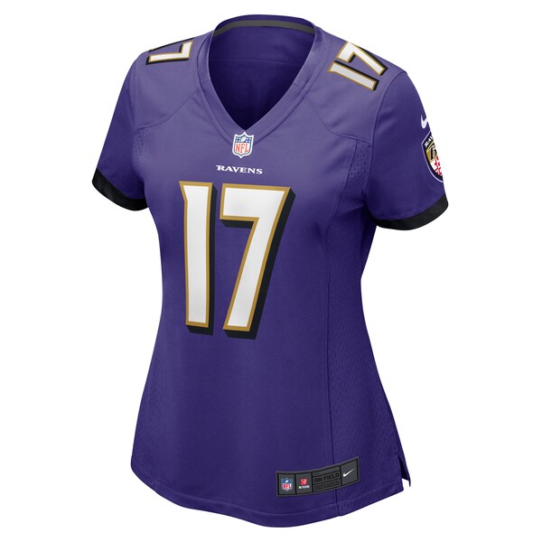 Josh Johnson Baltimore Ravens Nike Women's  Game Jersey -  Purple