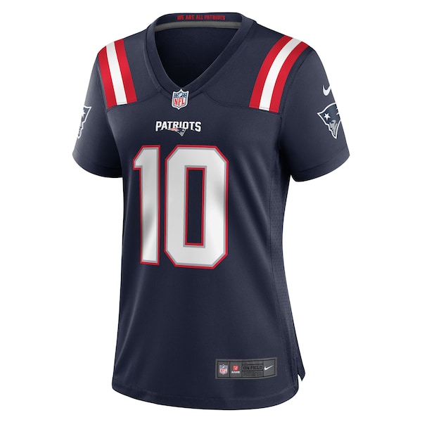 Drake Maye New England Patriots Nike Women's 2024 NFL Draft First Round Pick Player Game Jersey - Navy