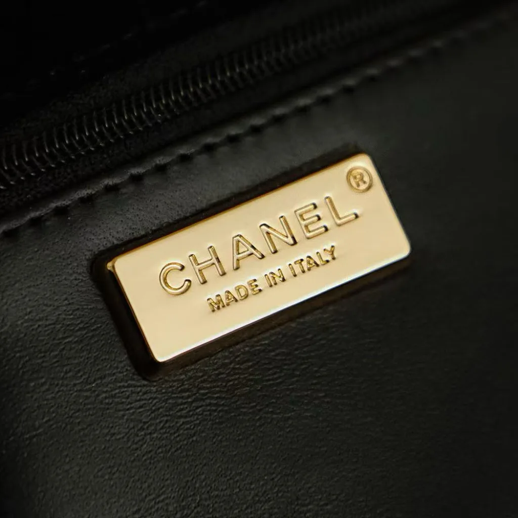 Chanel Classic Flap Black Suede Leather Shoulder Bag product photo from LabelPicks