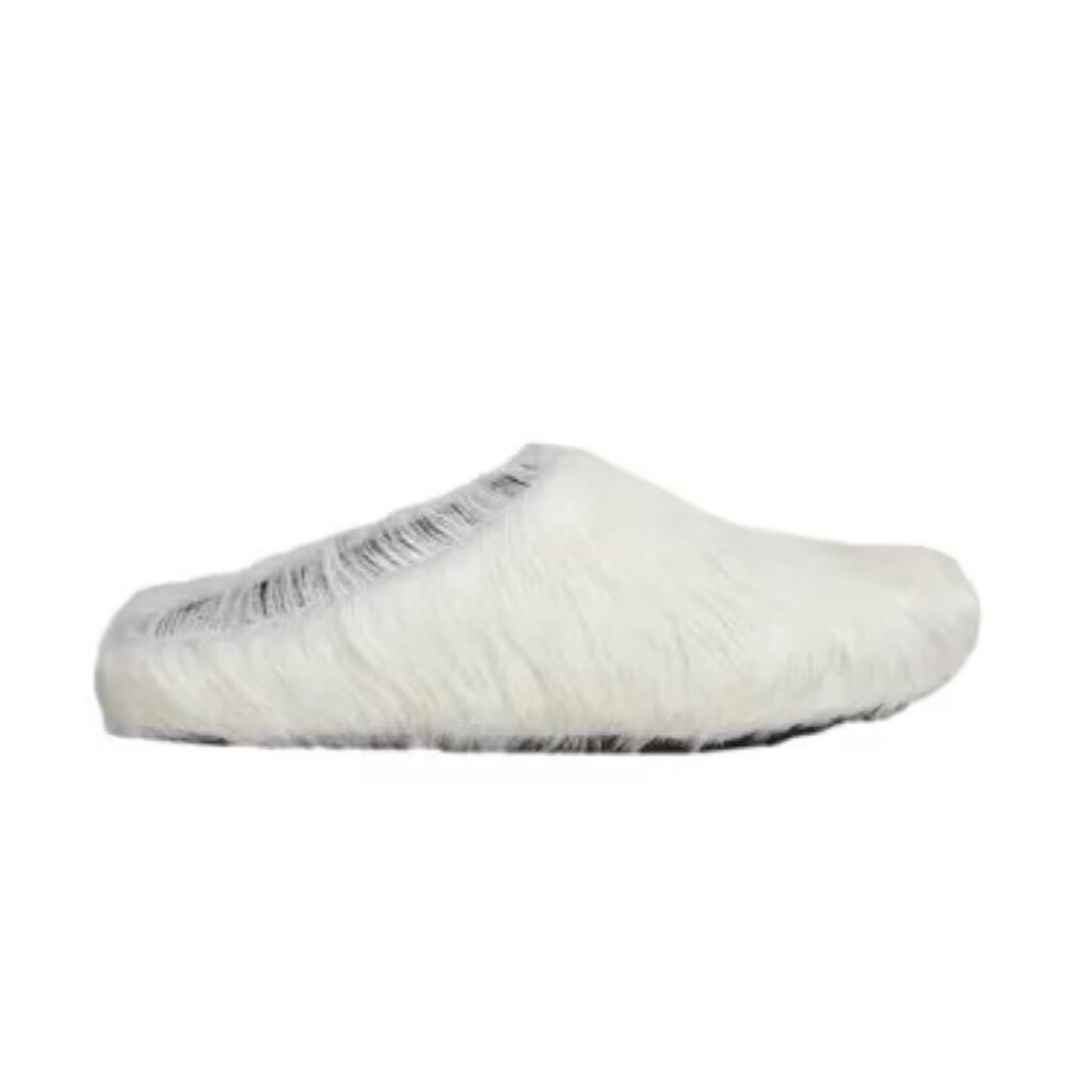 MARNI LONG HAIRCALFSKIN FUSSBETT SABOT
