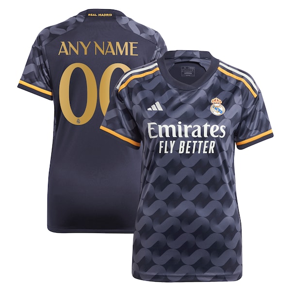 Los Merengues adidas Women's 2023/24 Away Replica Custom Jersey - Navy