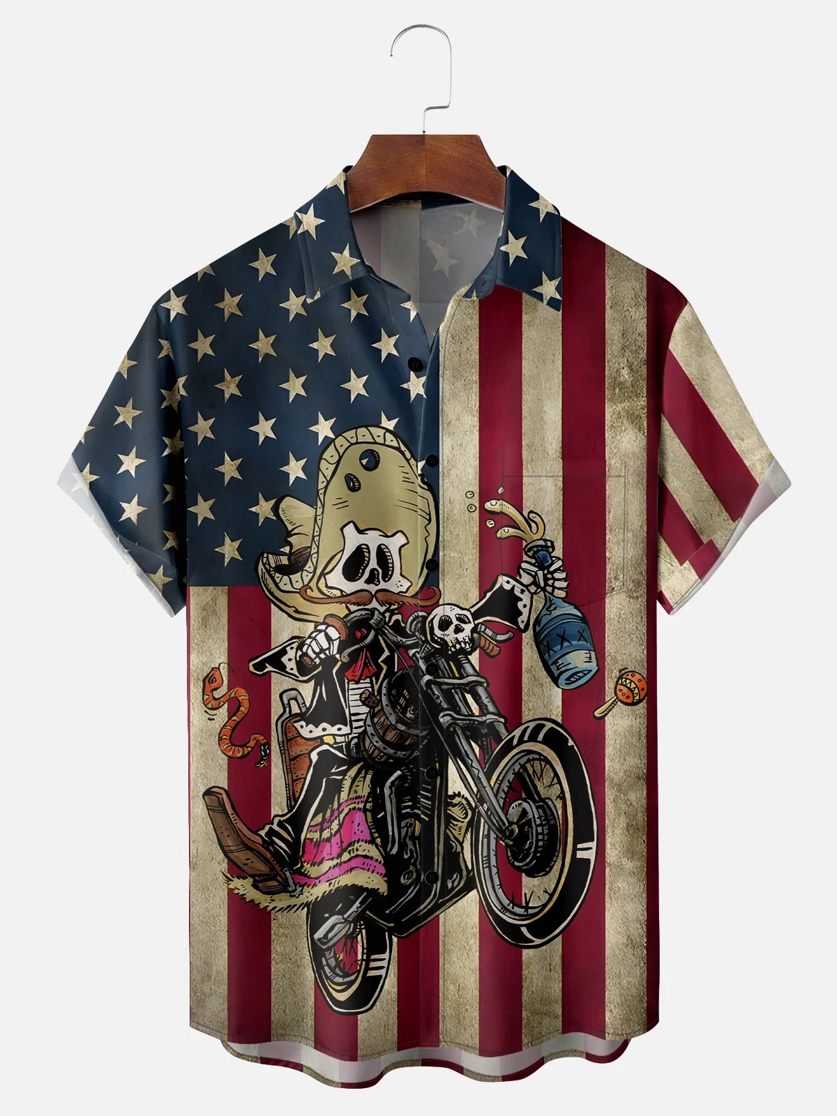 Tijuana Drunk Biker Shirt By David Lozeau