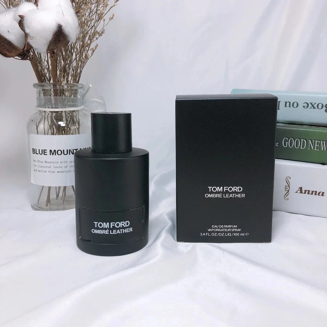 Tom Ford Ombré Leather EDP Unisex – Cardamom, Black Leather & Amber, 3.4 Fl Oz