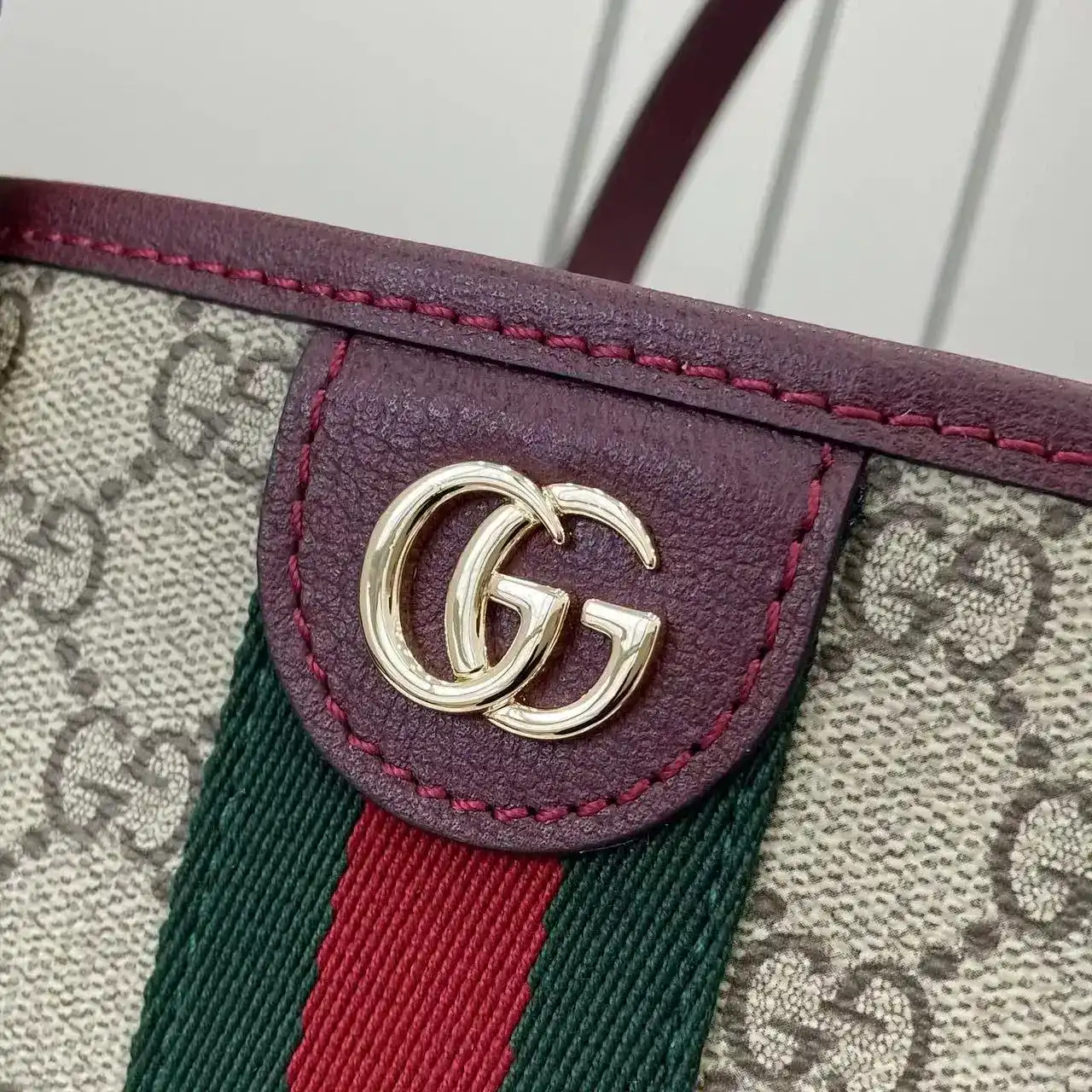 Gucci Brown Ophidia GG Supreme Canvas Tote Bag product photo from LabelPicks