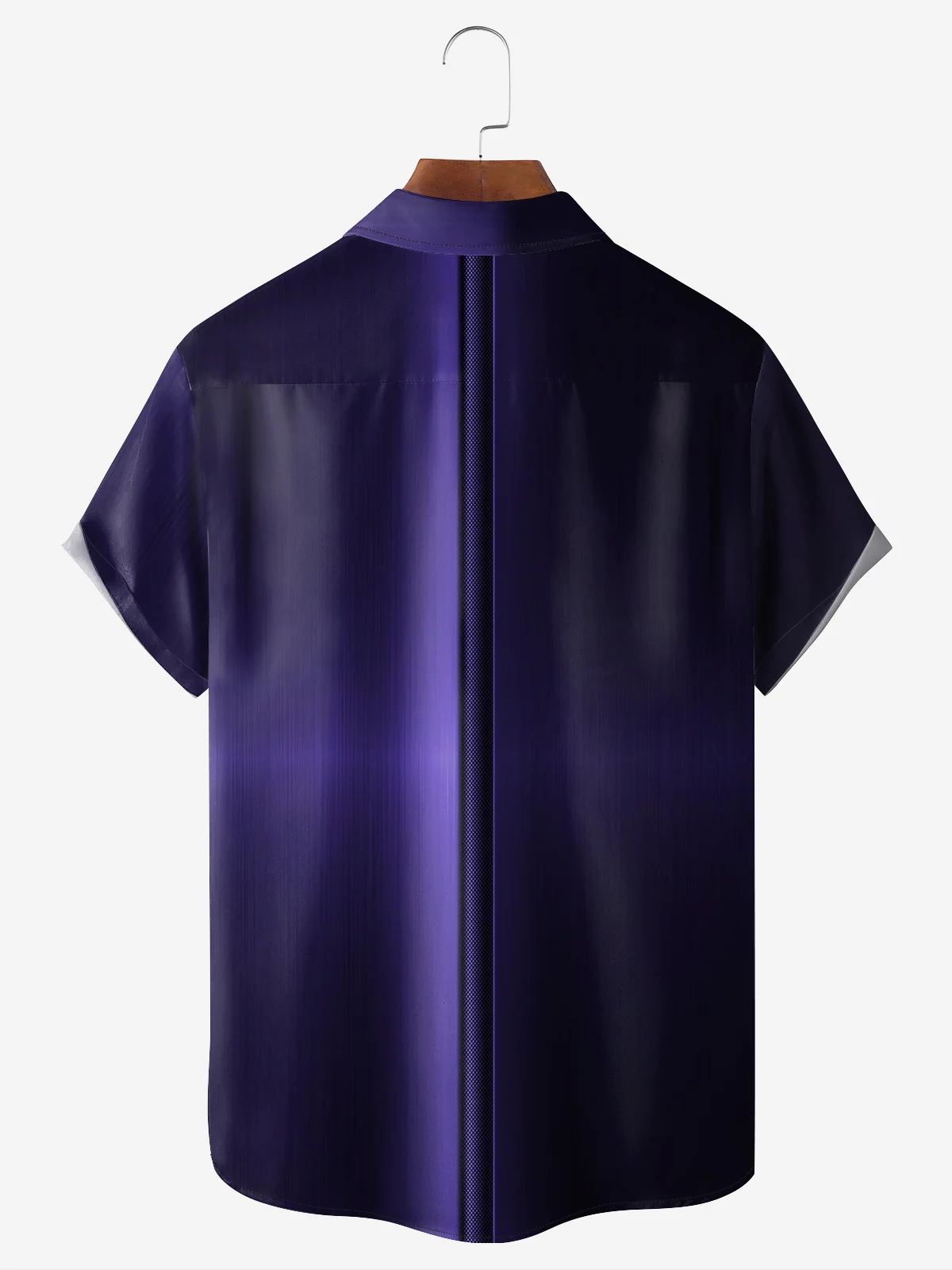 Hardaddy Moisture-wicking Breathable Ombre Chest Pocket Bowling Shirt