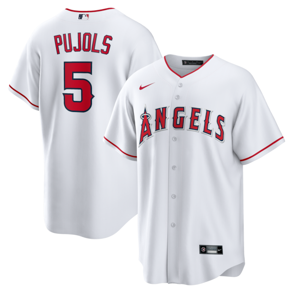 Albert Pujols Los Angeles Angels Nike Home Retired Player Replica Jersey - White