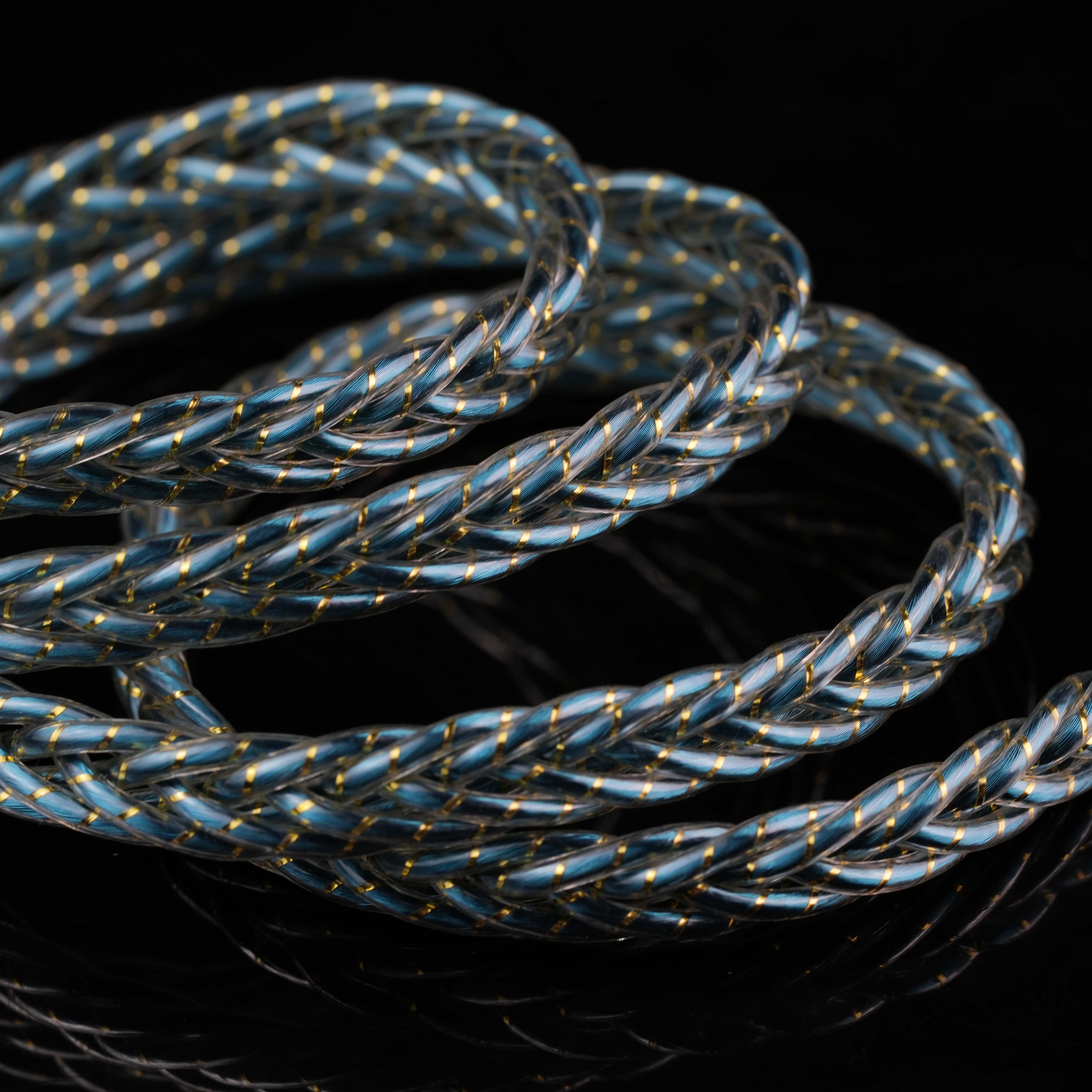 Headphone and headphone cable series, various different braiding techniques, core technologies, classification of wire conductors, HiFi cables compatible with multiple brands of IEMs.