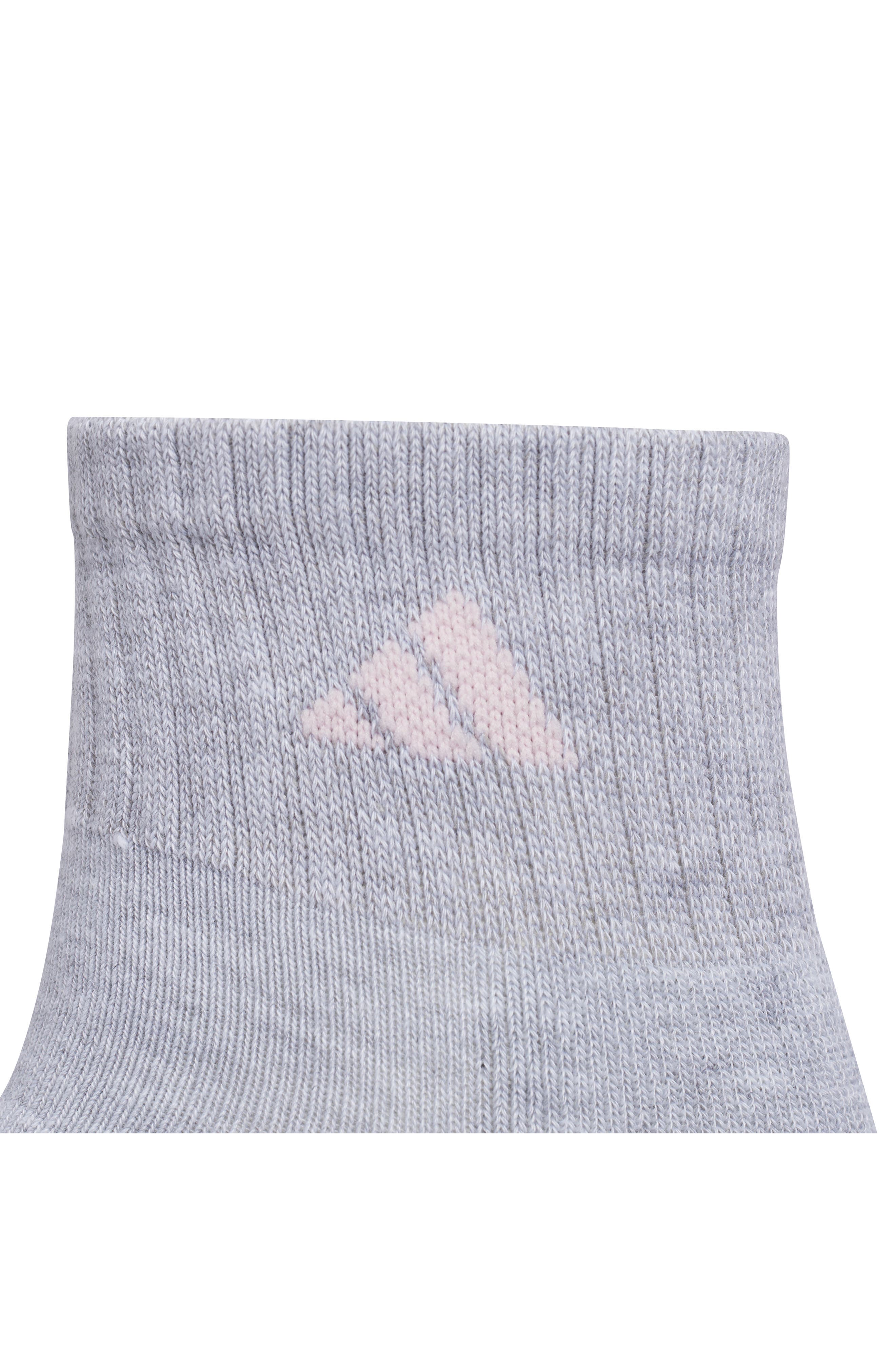 adidas Athletic Cushioned Assorted 6-Pack Quarter Socks