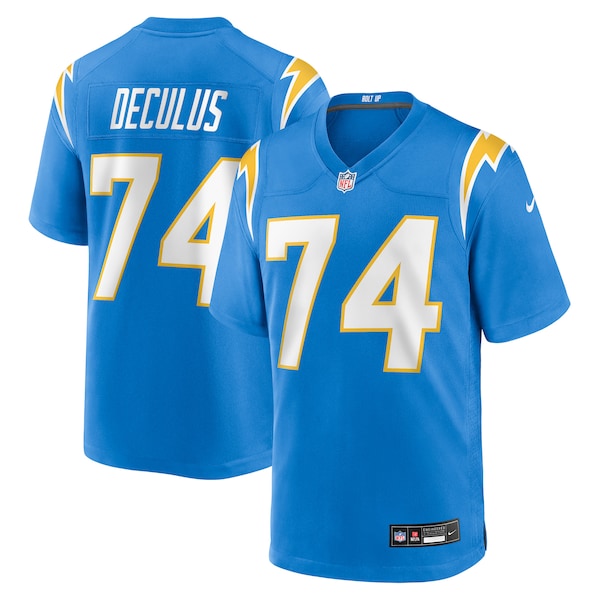 Austin Deculus Los Angeles Chargers Nike Team Game Jersey -  Powder Blue