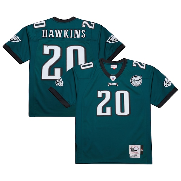 Brian Dawkins Philadelphia Eagles  2007 Authentic Throwback Retired Player Jersey - Green/White