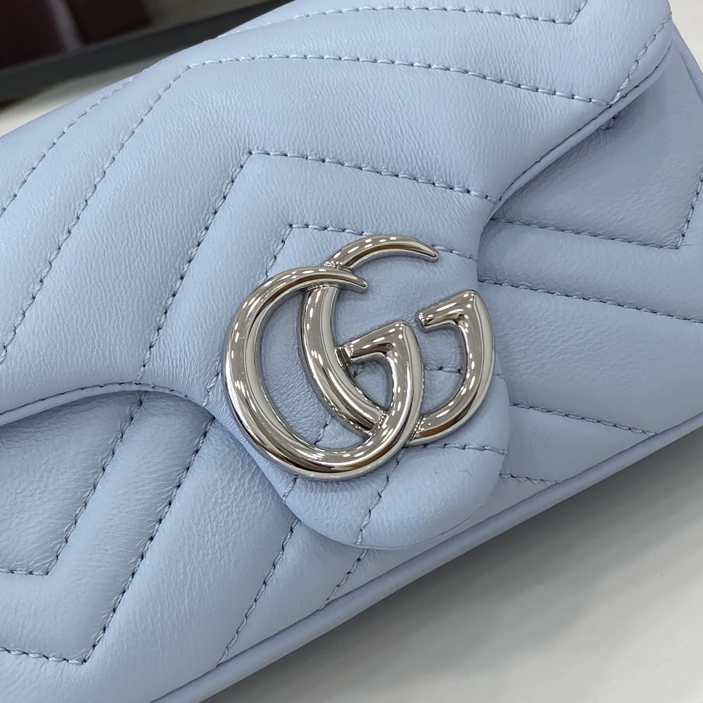 Gucci Marmont Blue GG Supreme Canvas Crossbody Bag product photo from LabelPicks