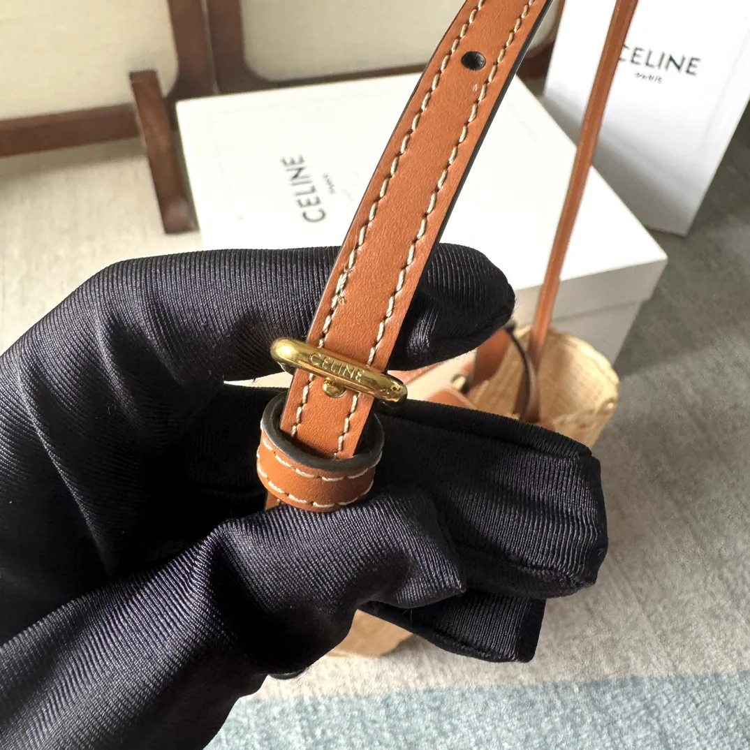 Celine Straw Woven Shoulder Bag product photo from LabelPicks
