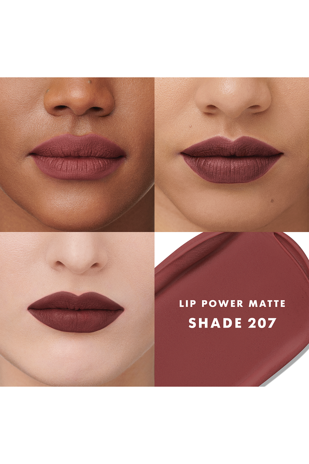 ARMANI BEAUTY שפתון עמיד ליפ פאוור בגימור מאט 207