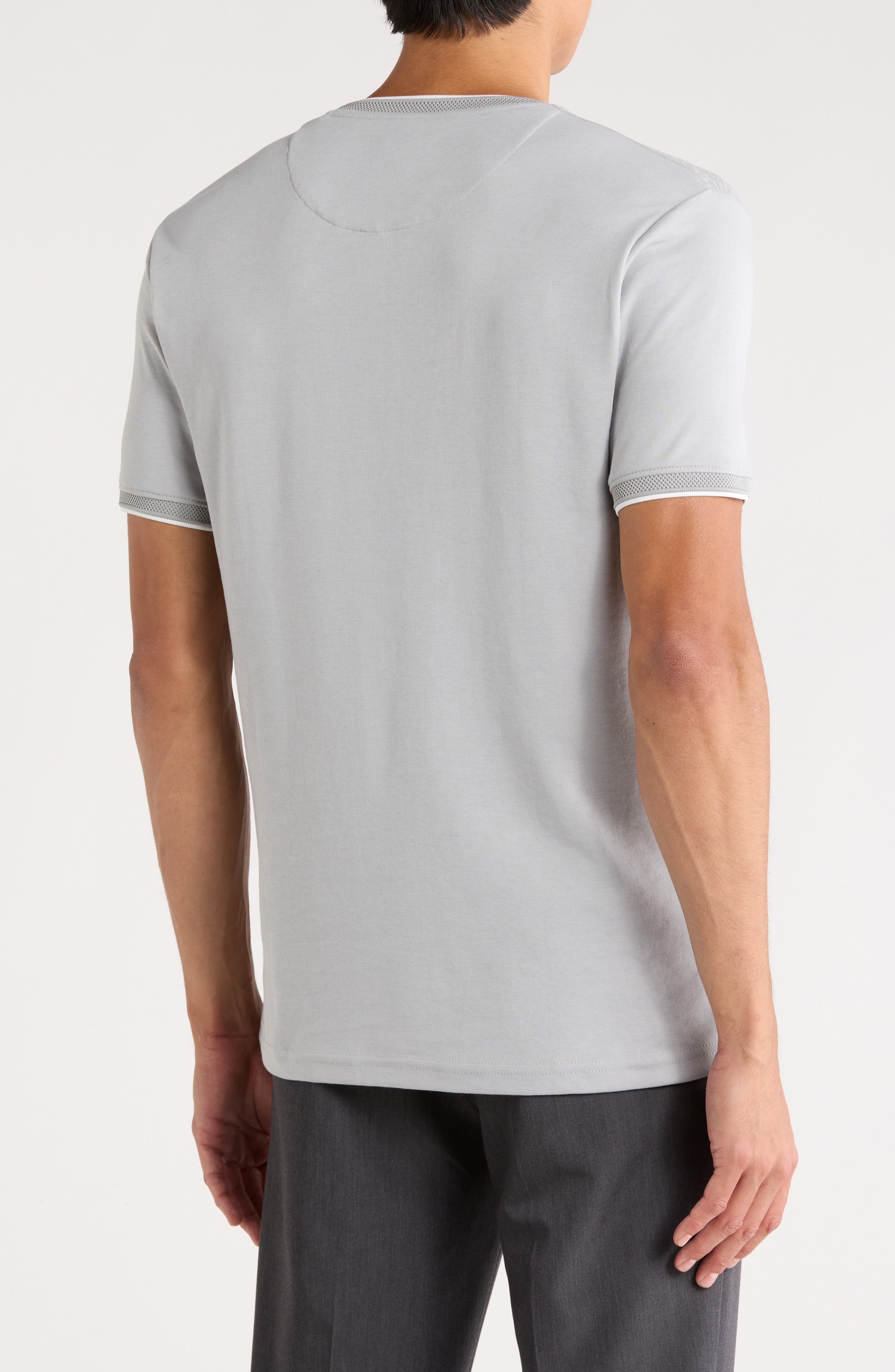 DENIM AND FLOWER Textured Knit T-Shirt