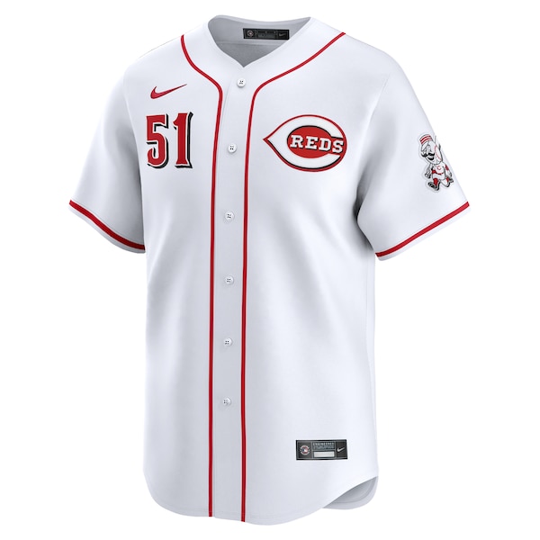 Graham Ashcraft Cincinnati Reds Nike Home Limited Player Jersey - White