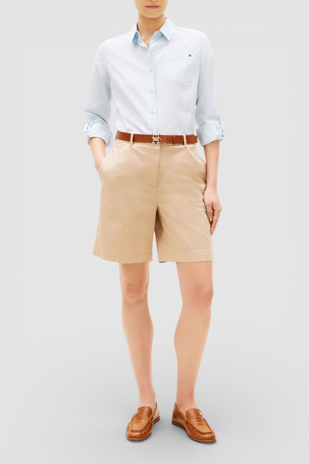 TOMMY HILFIGER מכנסי צ'ינו קצרים