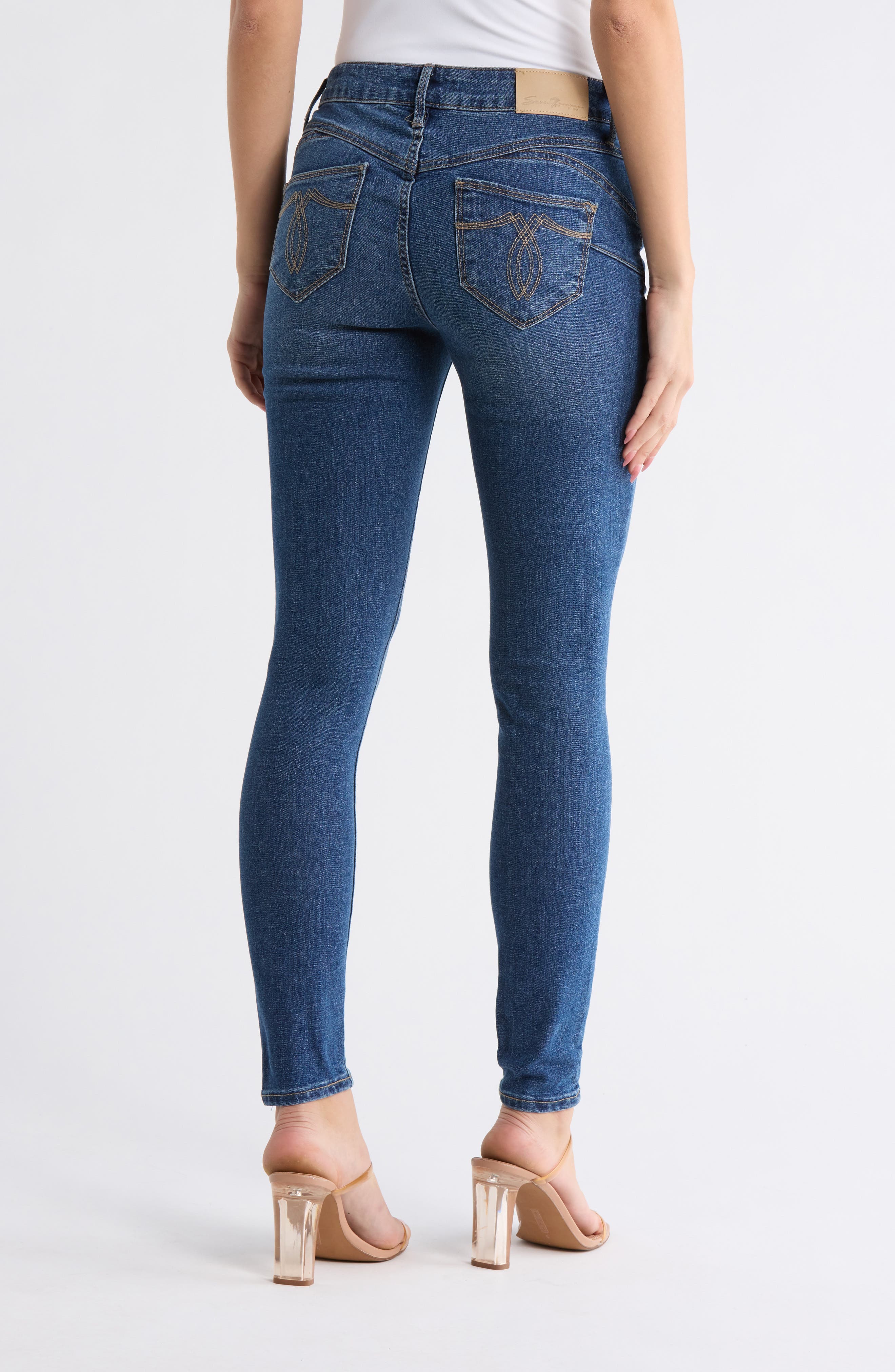 Seven7 High Waist Booty Shaper Skinny Jeans
