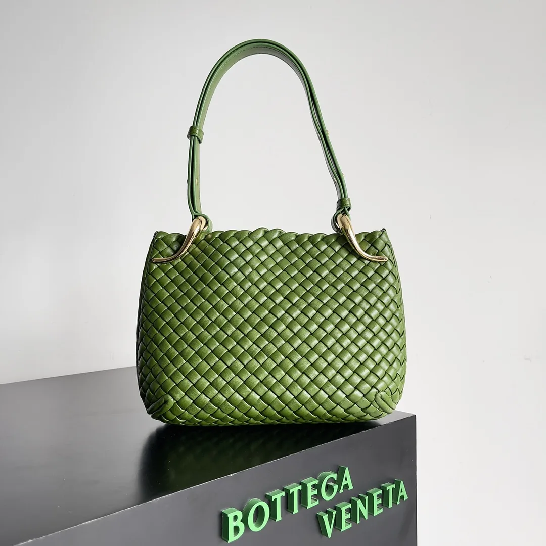 Bottega Veneta Intrecciato Woven Leather Shoulder Bag product photo from LabelPicks