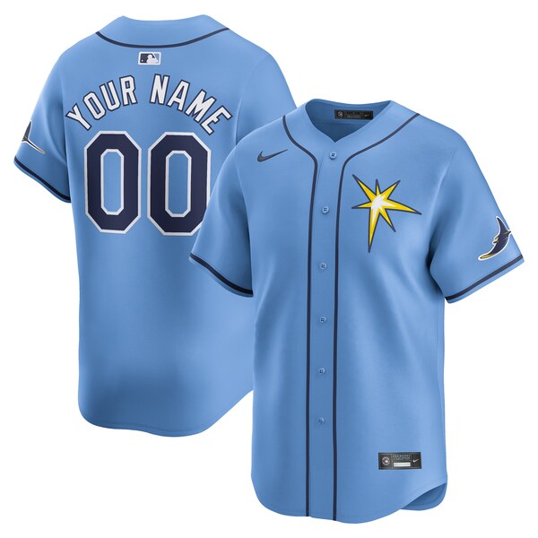 Tampa Bay Rays Nike  Alternate Limited Custom Jersey – Light Blue