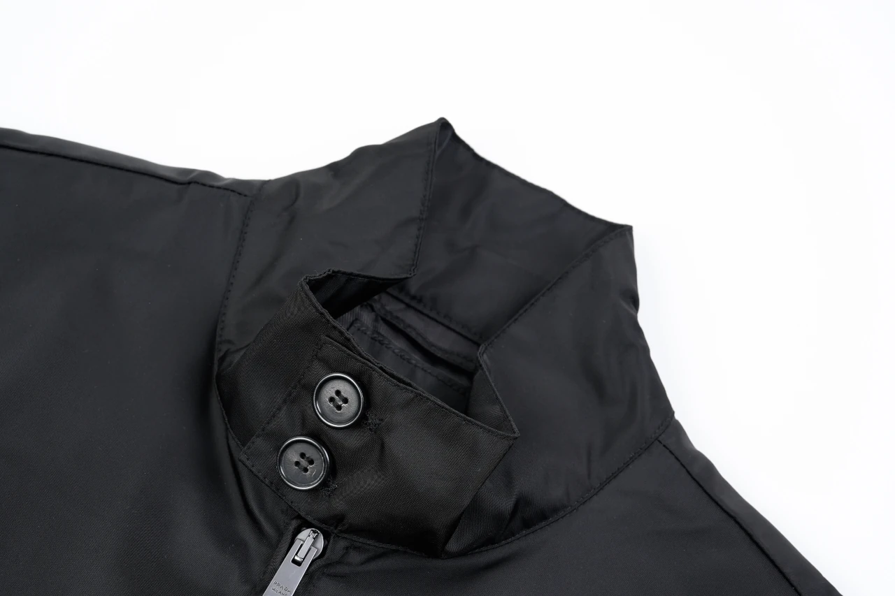 Prada Black Nylon Harrington Jacket product photo from LabelPicks
