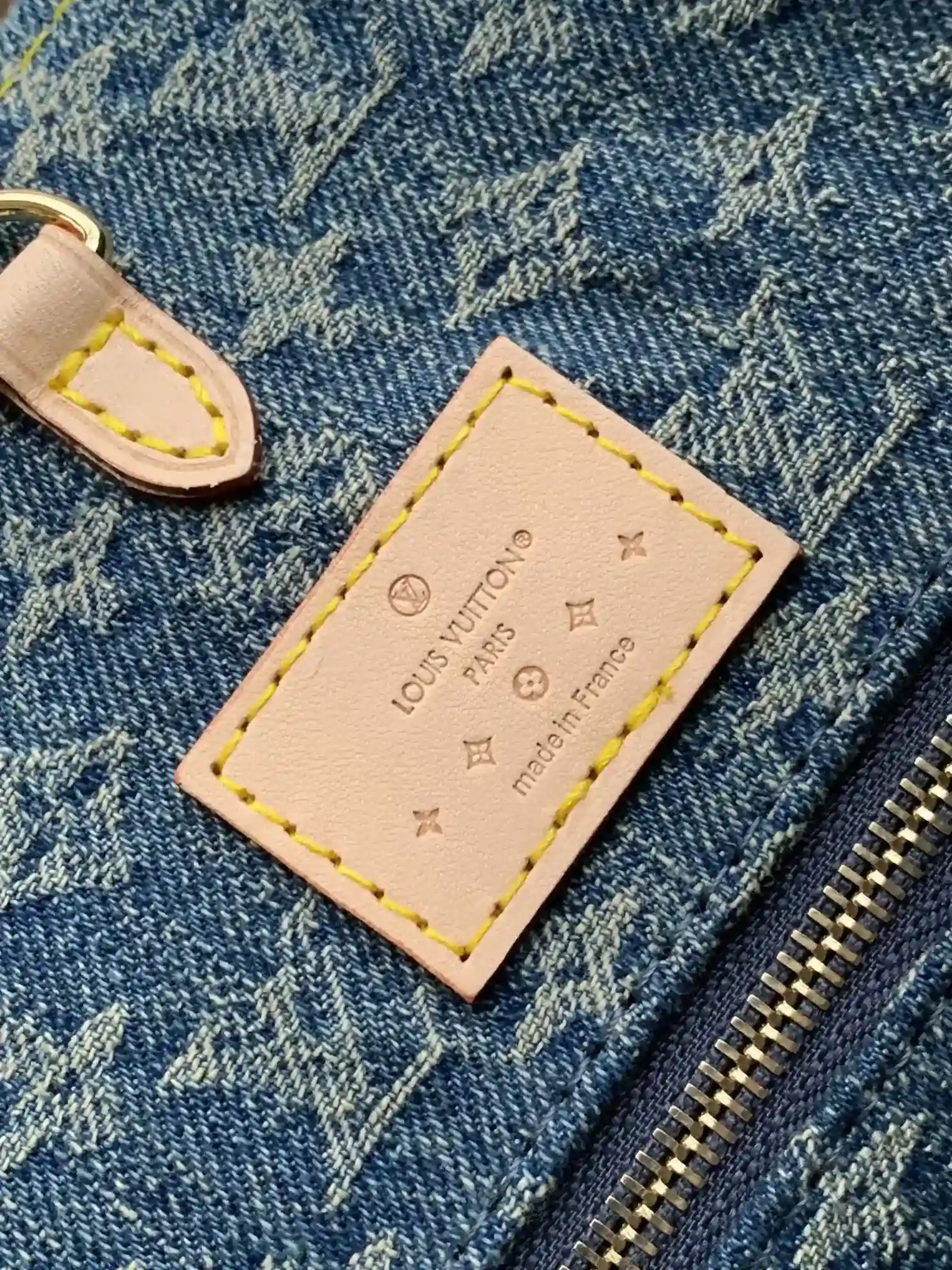 Louis Vuitton Onthego Blue Denim Tote Bag product photo from LabelPicks
