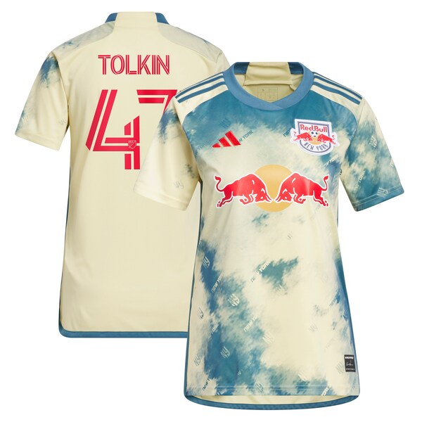 John Tolkin New York Red Bulls adidas Women's 2024 Daniel Patrick Kit Replica Jersey - Yellow